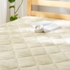 キッズ布団用綿素材を使用したソフトパイルの敷きパッドの商品写真