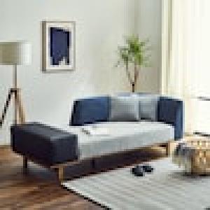 姿勢を変えながらくつろげるカウチソファーの商品写真