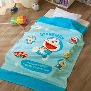 タオル素材のお昼寝ケット ドラえもんの商品写真