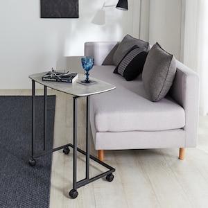 セラミック天板のキャスター付きサイトテーブル(長方形/正方形)の商品写真