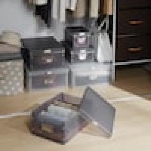 多サイズ展開!モダン折りたたみ式収納ボックスの商品写真