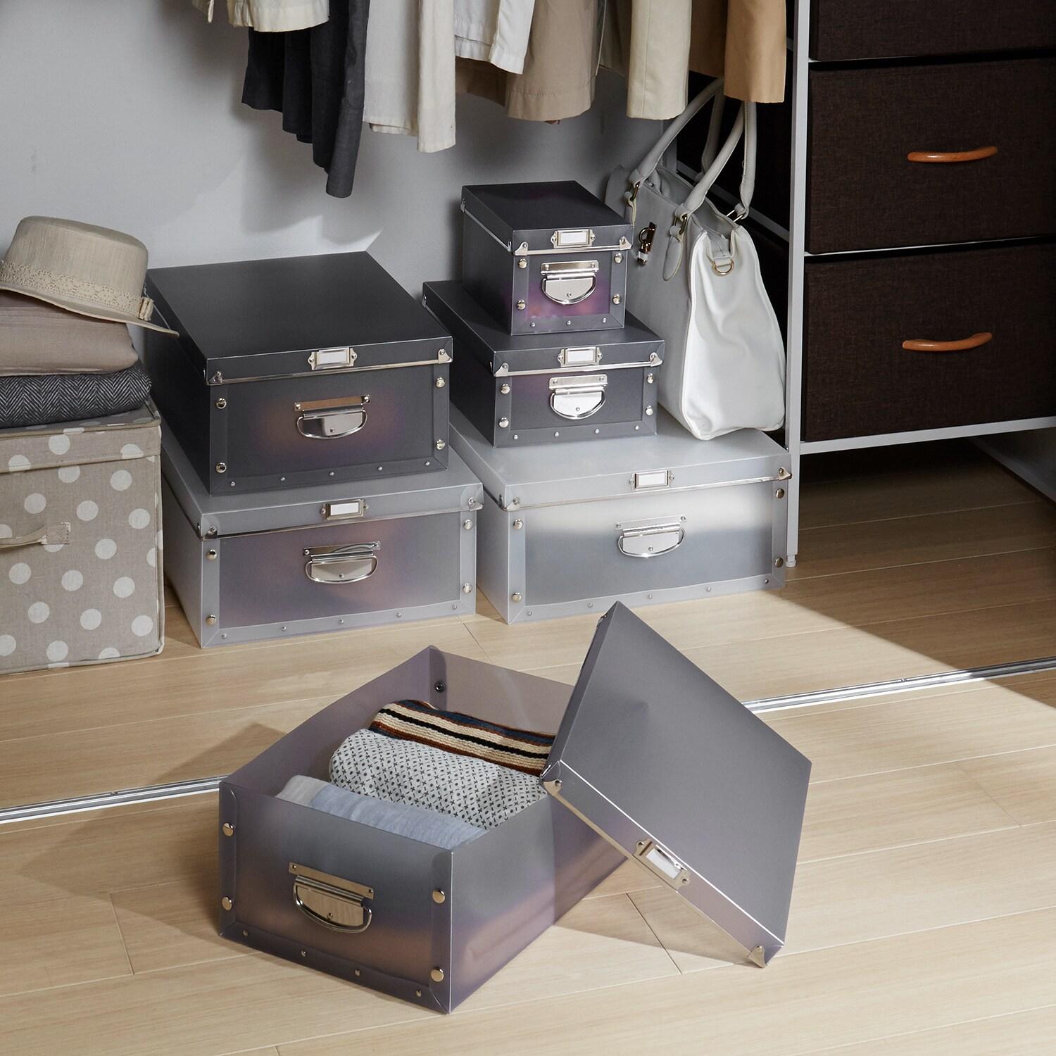 多サイズ展開!モダン折りたたみ式収納ボックスの商品写真