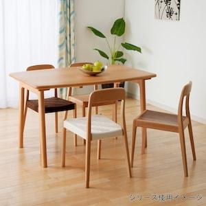 やさしい丸みのダイニングテーブル <4人用>の商品写真