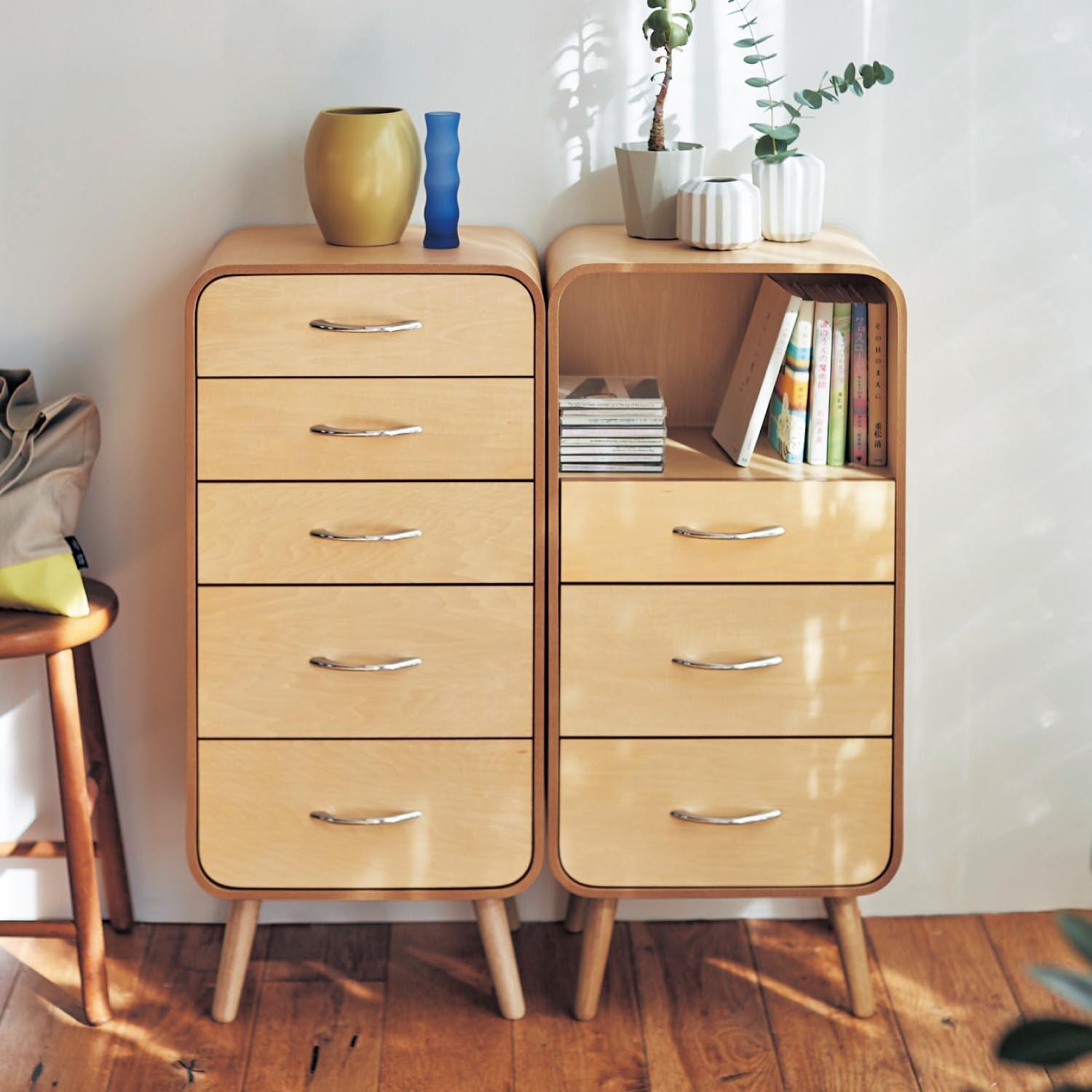 曲げ木のチェストの商品写真