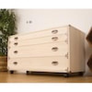 キャスター付き桐チェスト【たとう紙ごと着物が収納可能】の商品写真