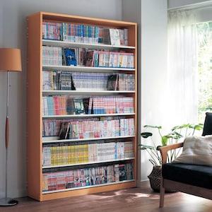 ダブル棚板コミックラック <奥行29.5cm>の商品写真