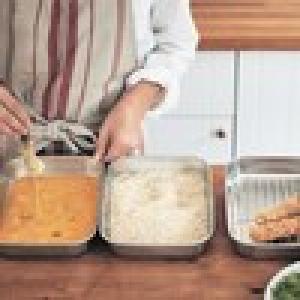 【まとめ買いでお得】 保存もできるフタ付きステンレスバットセットの商品写真