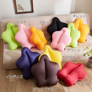 背中にぴったり腰専用ビーズクッション・キュッキュッの商品写真