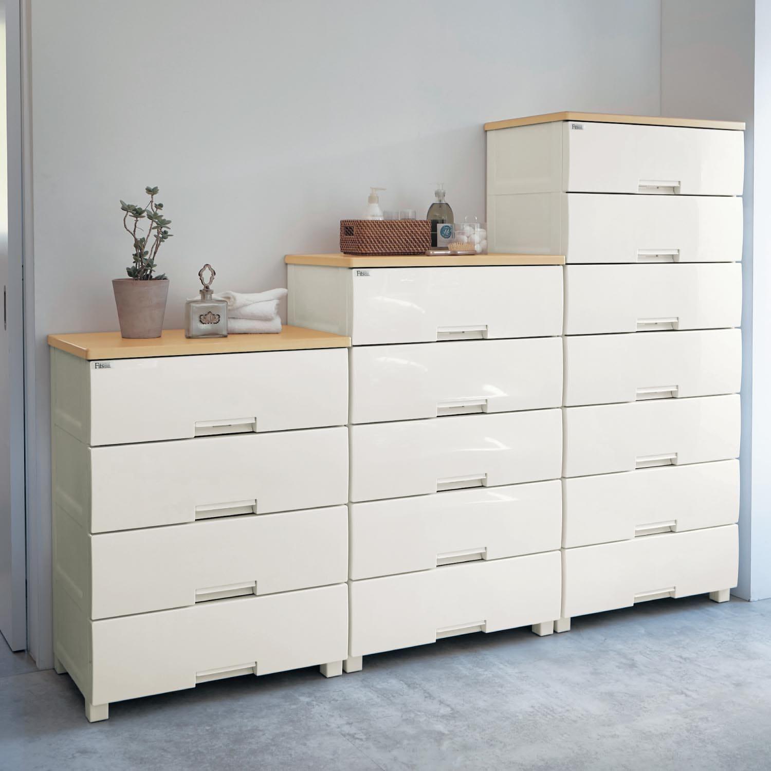 引出しロック機能付きチェスト <奥行41cm>の商品写真