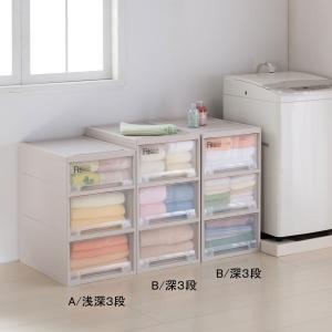 クローゼット収納3段ユニットケース<奥行53cm>の商品写真