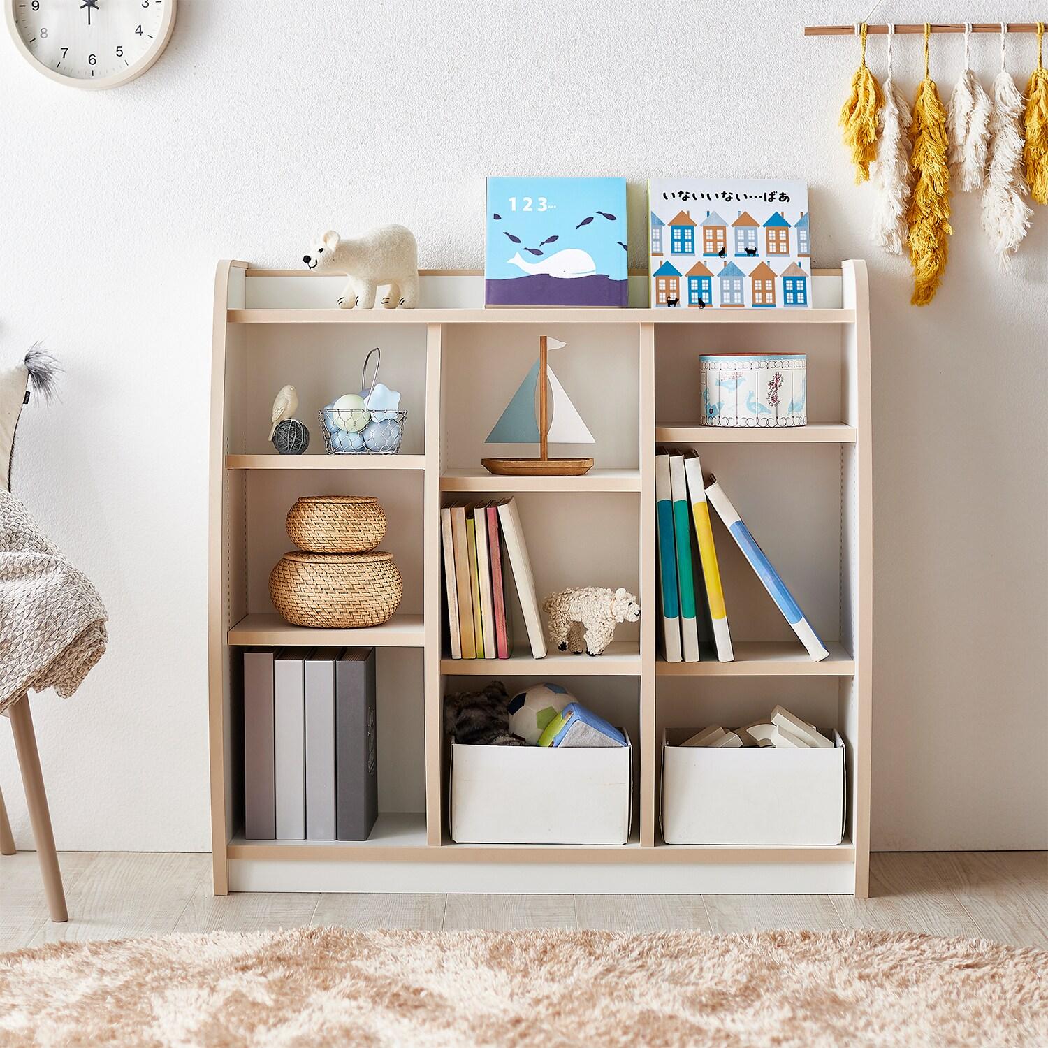 1cmピッチ絵本本棚の商品写真