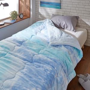 グラデーションの美しい綿素材を使用した肌掛け布団の商品写真