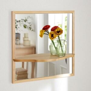 北海道の山並みを映しこむ壁掛けミラーWakka 【十勝岳】の商品写真