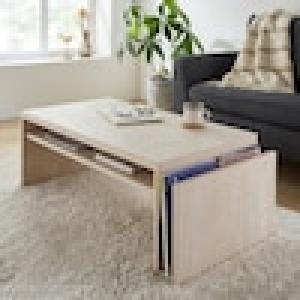 マガジンラック付きリビングローテーブルの商品写真