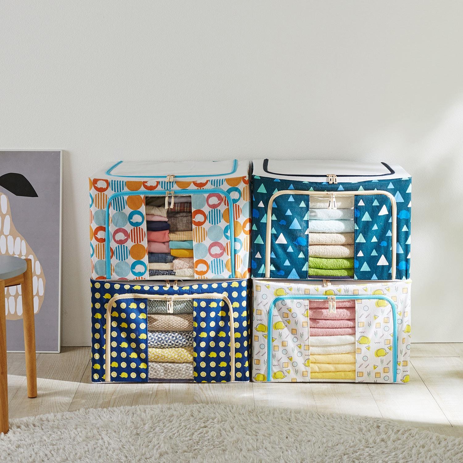 耐荷重10kg!北欧調頑丈衣類収納ボックスの商品写真