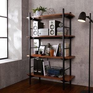 インダストリアル調天然木のリビングラックの商品写真