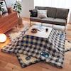 【ふっくらタイプ】先染めチェックのこたつ布団掛け敷きセット「ミッキー&ミニー」の商品写真