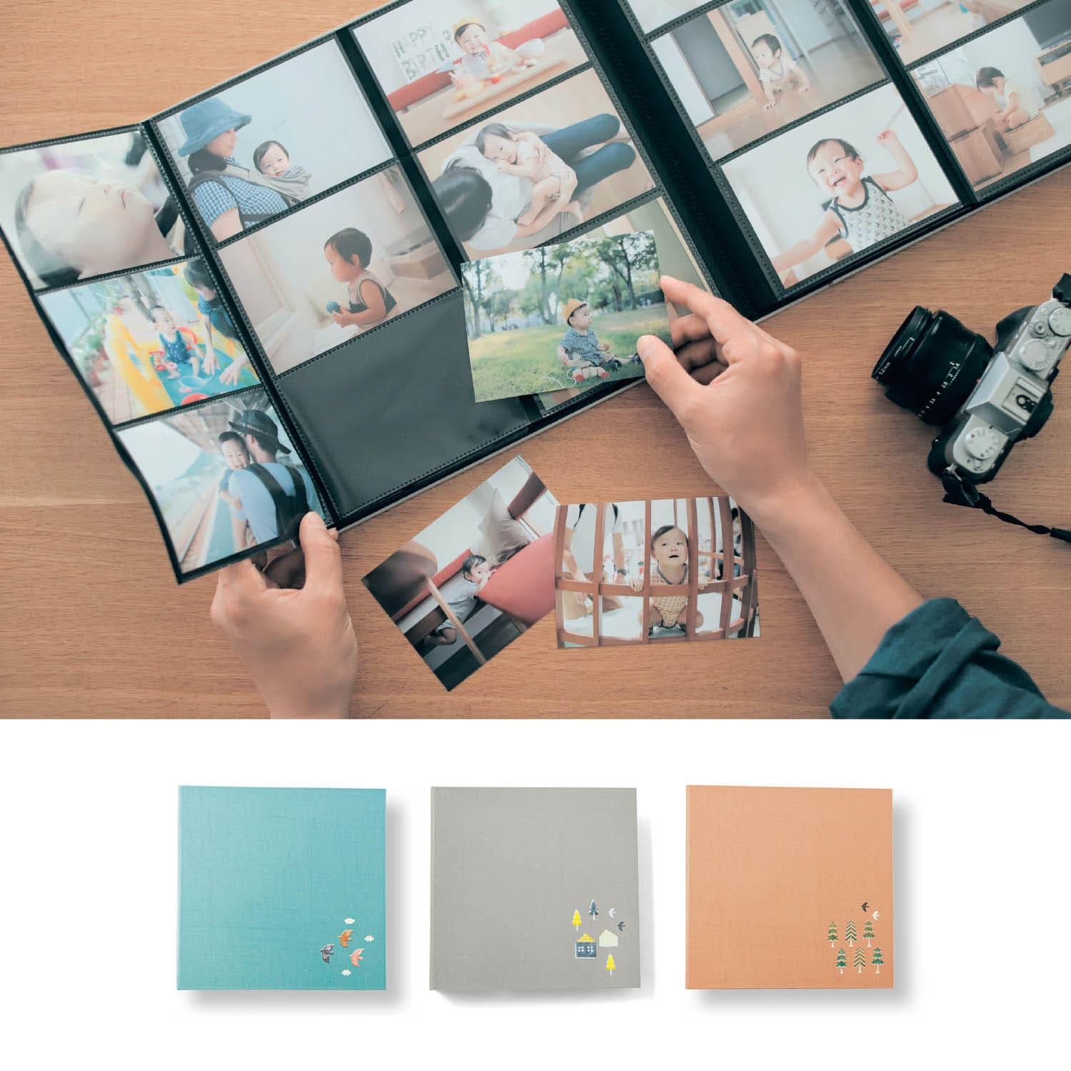 きなこさんコラボ 見開き18枚写真が入る612枚収納大容量写真アルバムの商品写真