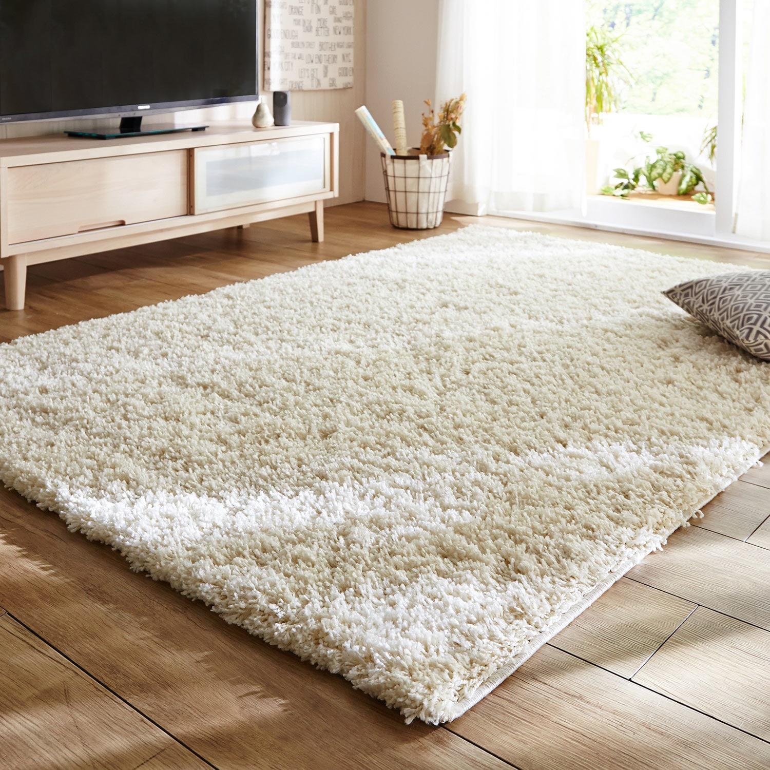 多色から選べるしっかりシャギーラグ(ビバ)の商品写真