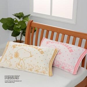 「スヌーピー」のびのびタオルピローカバーの商品写真