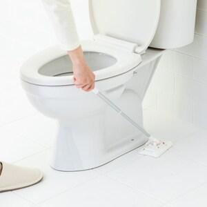 トイレ床用ワイパー【シートをつけるだけ かがまず奥まで掃除しやすい】の商品写真