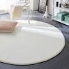 撥水マイクロファイバー円形ラグの商品写真