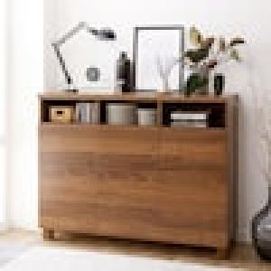 【抗菌加工※】ウォルナット調リビングボードの商品写真