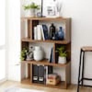 【抗菌加工※】ウォルナット調リビングラックの商品写真