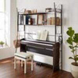 エレガントモダンな幅伸縮できるピアノ上ラックの商品写真