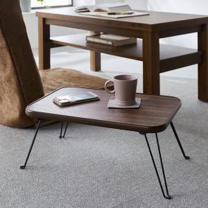 【超特価商品】お部屋になじみやすい折りたたみミニリビングローテーブルの商品写真