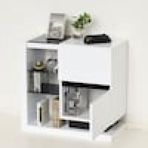 鏡面仕上げのモダンサイドキャビネットの商品写真