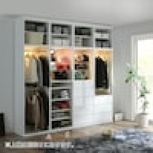 [日本製]収納に応じて組み合わせを選べる照明付きワードローブの商品写真