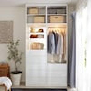 【高さ1cmピッチオーダー】 収納に応じて組み合わせを選べる魅せるワードローブ専用上置き[日本製]の商品写真