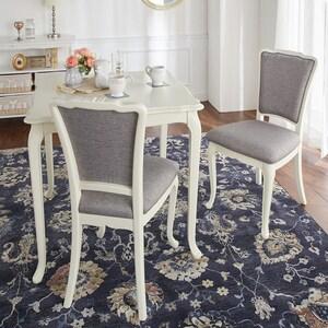 エレガントホワイトダイニングチェアの商品写真