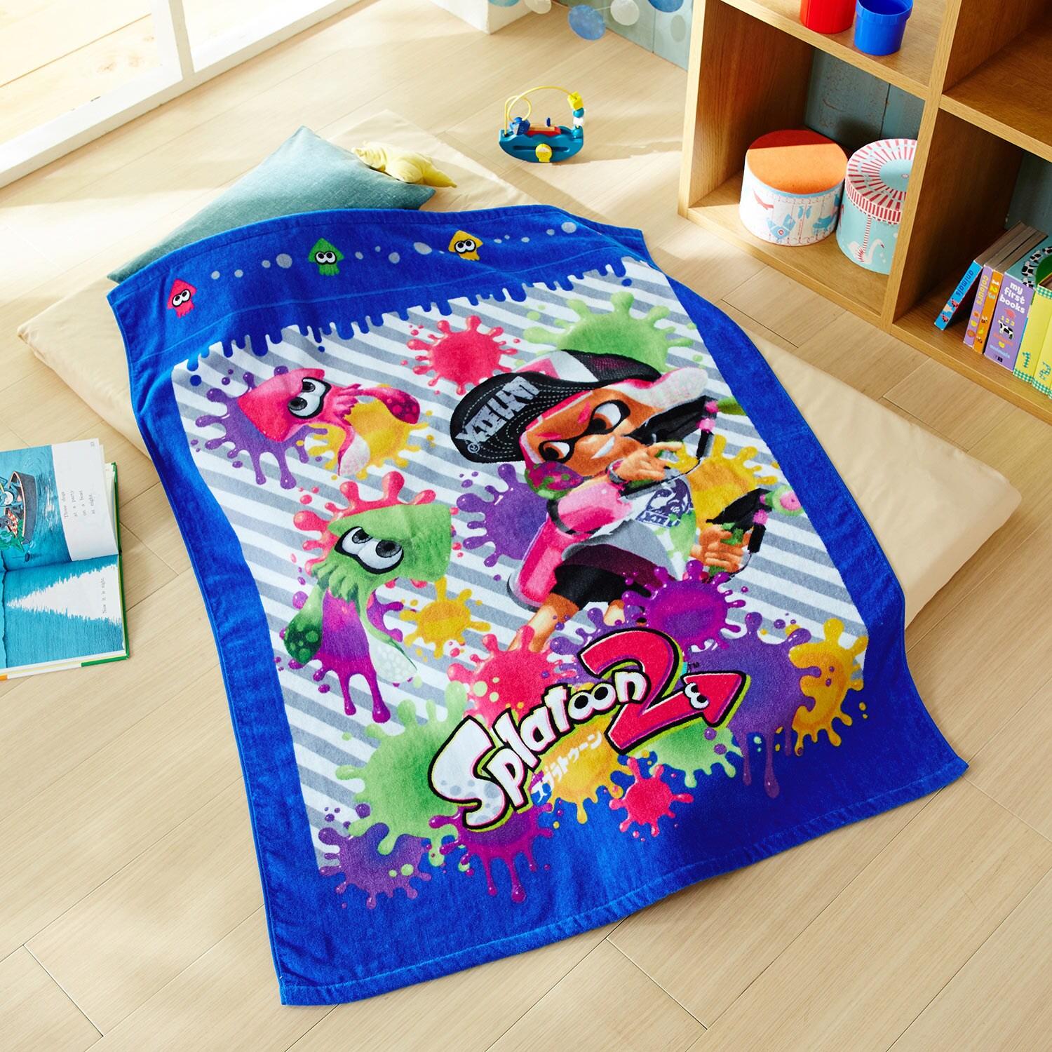 スプラトゥーンのお昼寝タオルケットの商品写真