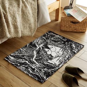 原画を元にデザインしたラグマット「ムーミン」の商品写真