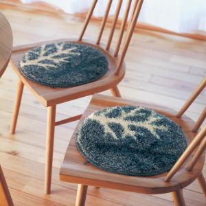 【タイムセール】 シンプル北欧調モノトーンデザインのチェアパッド2枚セットの商品写真