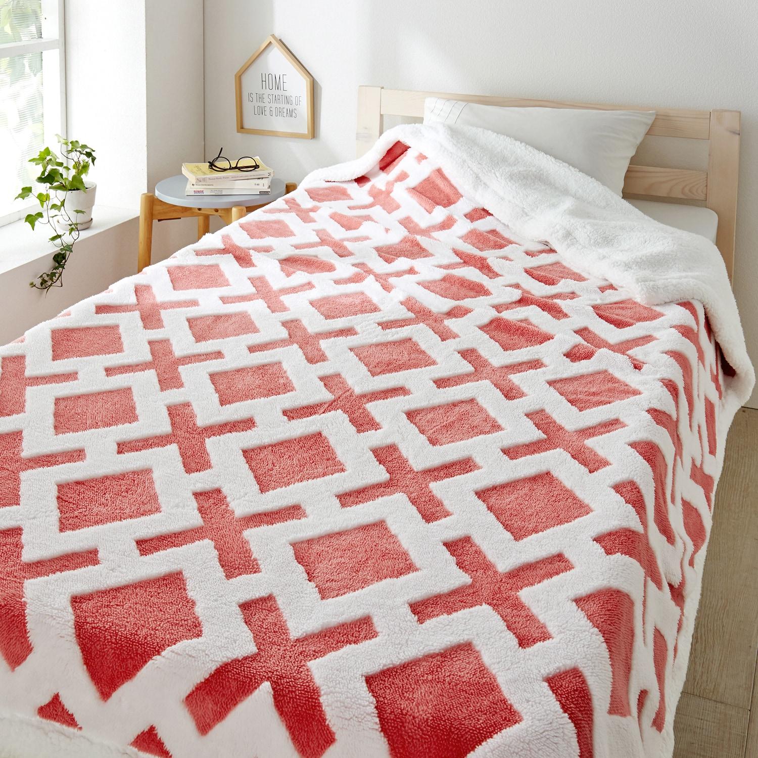 シープ調もこもこ毛布の商品写真