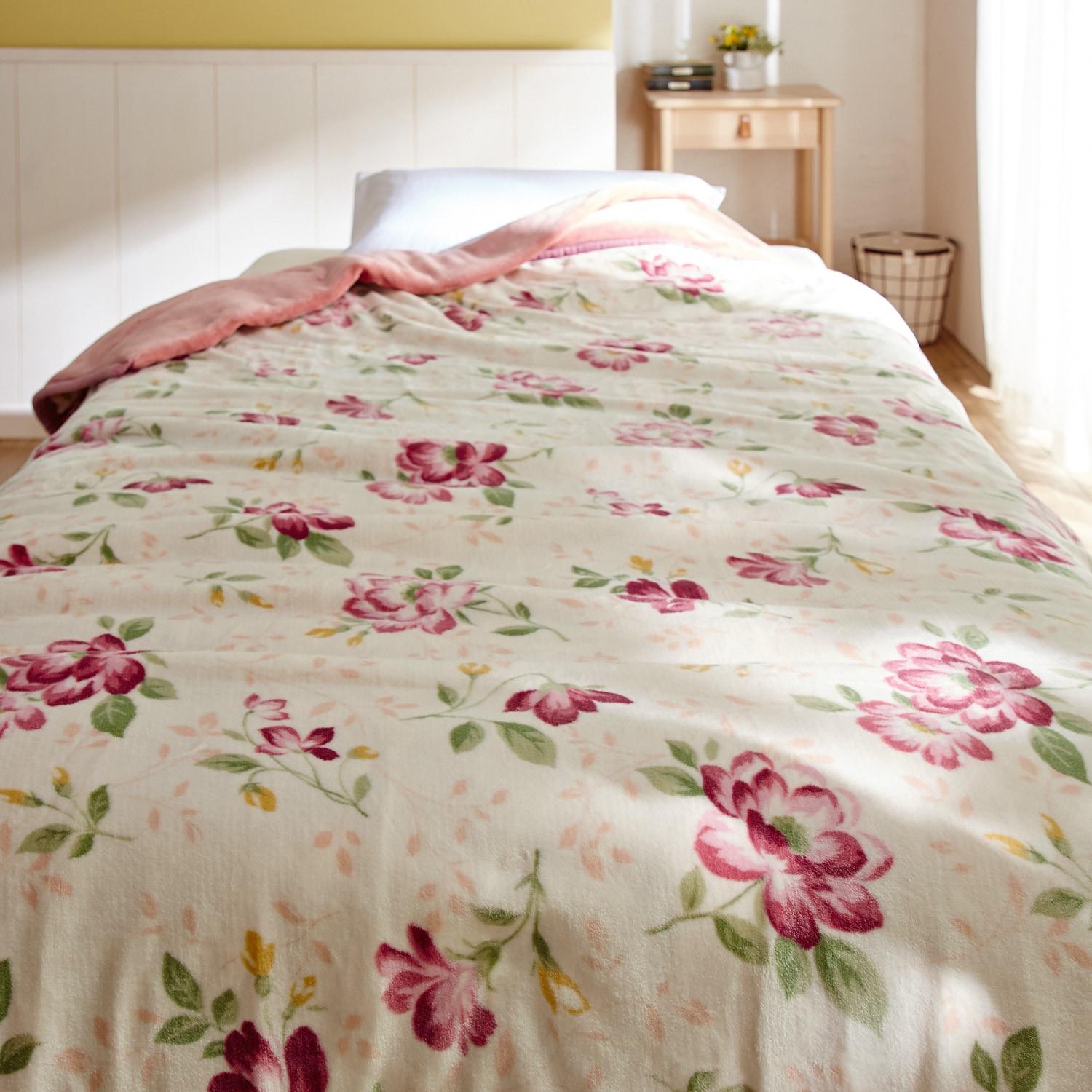 マイクロファイバーの蓄熱わた入り毛布の商品写真