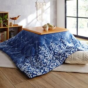 オーナメント柄の裏面マイクロファイバーこたつ布団の商品写真