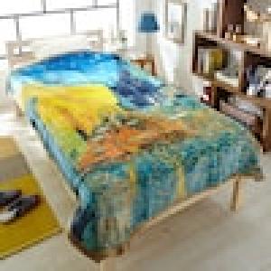 名画を使ったアクリルニューマイヤー毛布(毛羽部分)[日本製]の商品写真