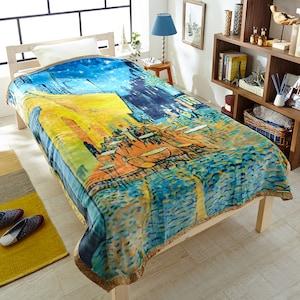 名画を使ったアクリルニューマイヤー毛布(毛羽部分)[日本製]の商品写真