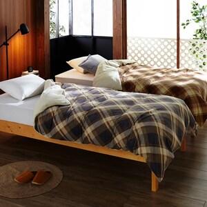 ふんわりマイクロフリースの掛け布団カバーの商品写真