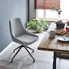 シックモダンな回転式ダイニングチェアの商品写真