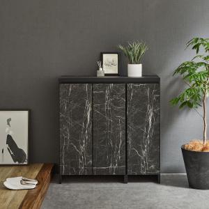 [日本製]大理石調デザインのサイズを選べるモダンシューズボックスの商品写真