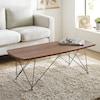スチール脚のスタイリッシュリビングローテーブルの商品写真