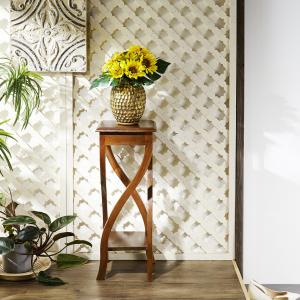 天然木マホガニー材のコンソールの商品写真