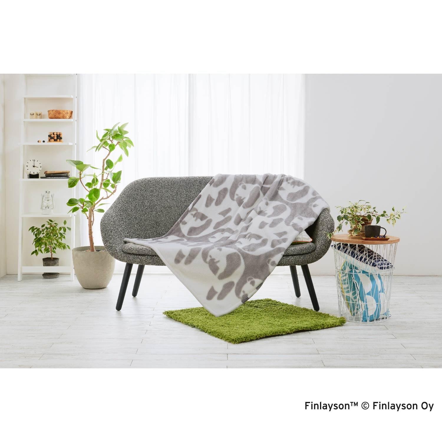 北欧デザインの吸湿発熱あったか毛布の商品写真