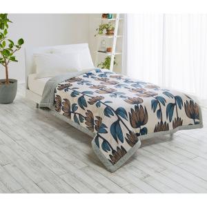 北欧デザインの中わた入り毛布の商品写真