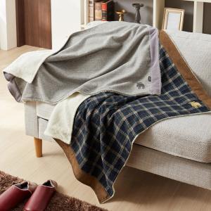 ツイード素材のひざ掛けの商品写真